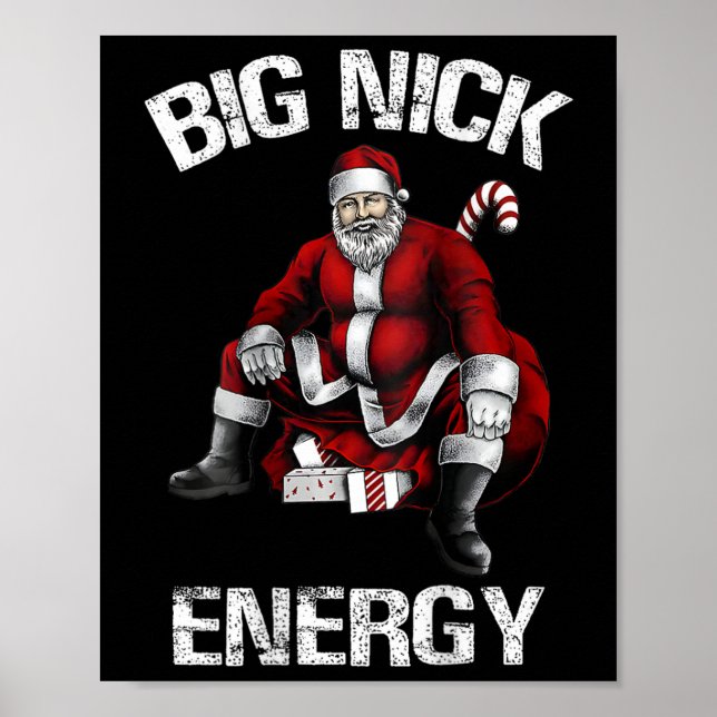 Poster Big Nick Energy Papai noel Natal 2 (Frente)