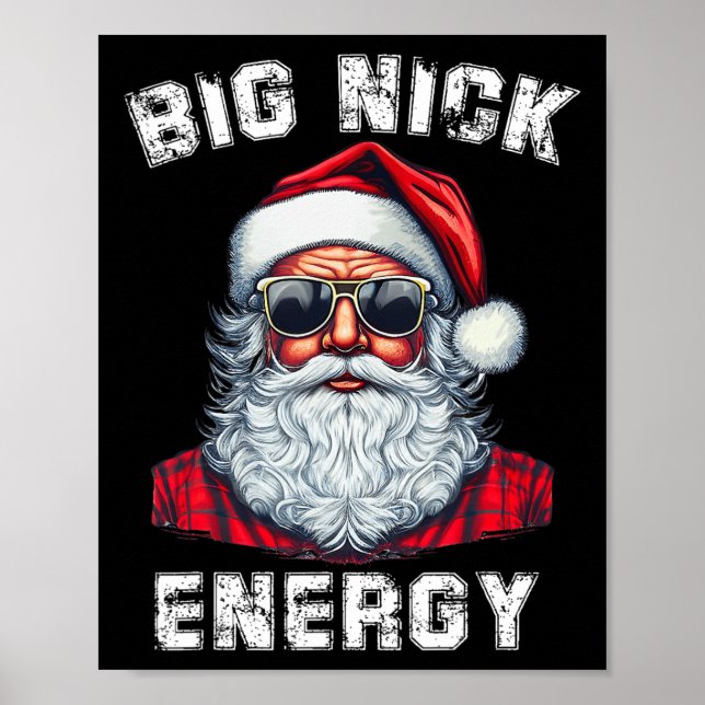 Poster Big Nick Energy Papai noel Natal 4 (Frente)