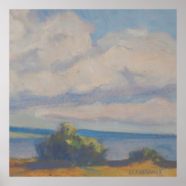 Poster Big Open Sky - Paisagem de Kulhanek (1945) (Frente)
