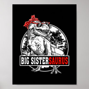 Poster Big Sistersaurus T Rex Dinossauros Engraçados Saur