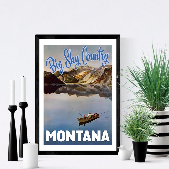 Poster Big Sky Country Montana (Criador carregado)