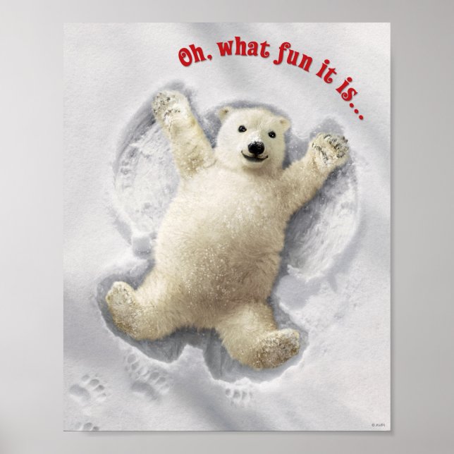 Poster Big Snow Angel (Frente)