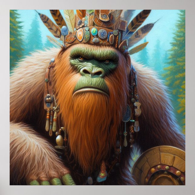 Poster Bigfoot Eco Warrior (Frente)