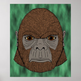Poster Bigfoot Portrait 1 (Tipo Ape)