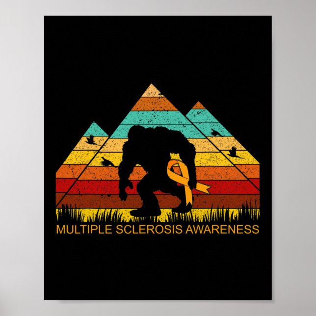 Poster Bigfoot Traz Diversão de Fita de Esclerose Múltipl (Frente)
