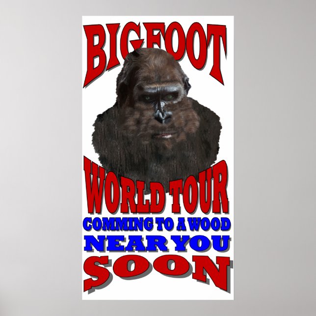 Poster Bigfoot World Tour (Frente)