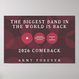 Poster Biggest Band in the World Is Back ARIRANG Comeback