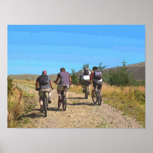 PÔSTER BIKING DA MONTANHA
