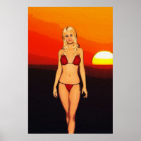 Bikini Babe da revista em quadrinhos