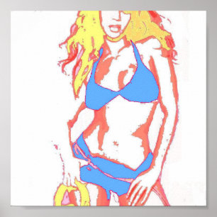 Pôster Bikini Girl