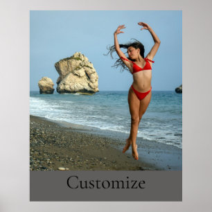 Poster Bikini Model Dancing Thunder_Cove