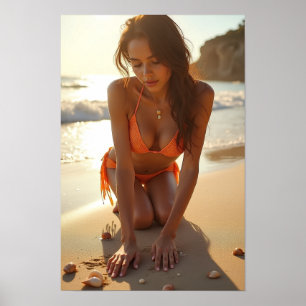 Poster Bikini Na Praia