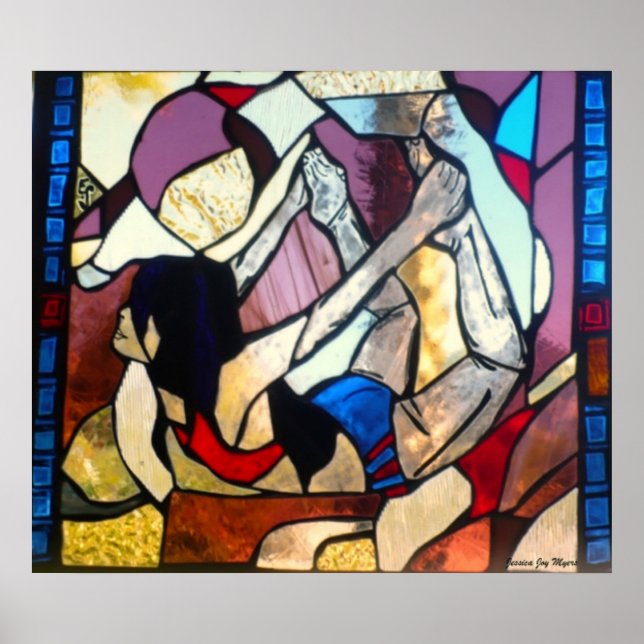 Poster Bikram Yoga Arco Pose Dhanurasana (Frente)