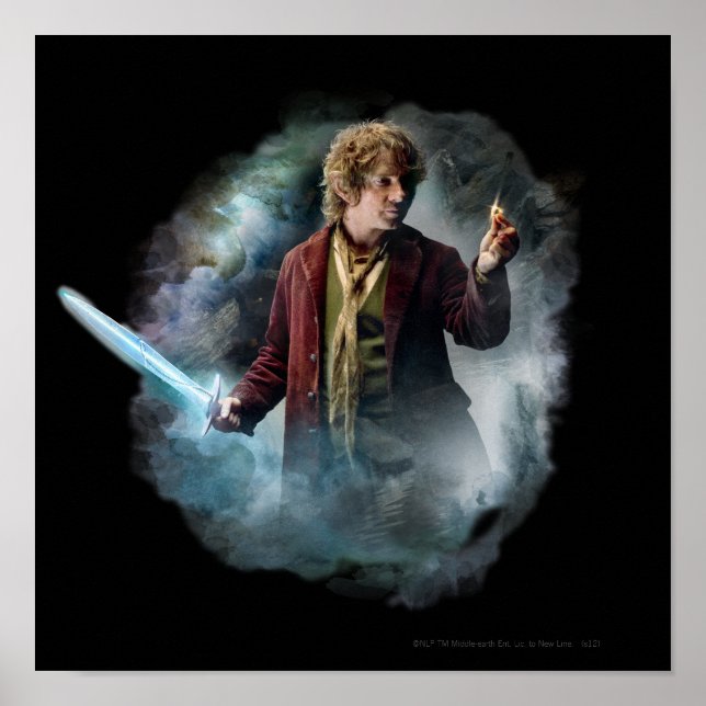 Poster BILBO BAGGINS™ Com O Anel (Frente)