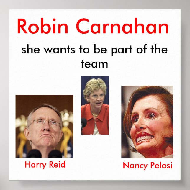 Poster bilde, nancy_pelosi, harry_reid, Robin Carnahan.. (Frente)