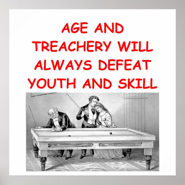 Pôster bilhar (Frente)