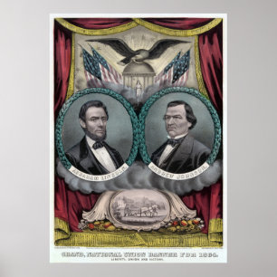 Poster Bilhete Presidencial Republicano 1864
