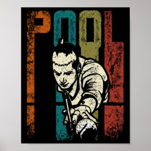Poster Bilhetes de Piscina de Vintage Retroativa