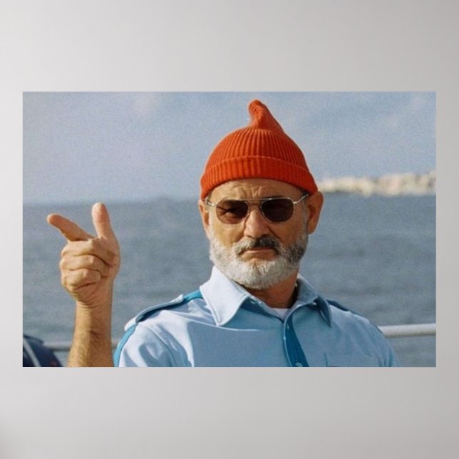 Poster Bill Murray Life Aquatic (Frente)