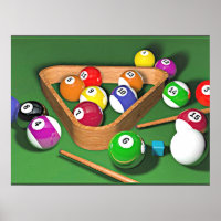Billiard, arrume-os, design colorido,