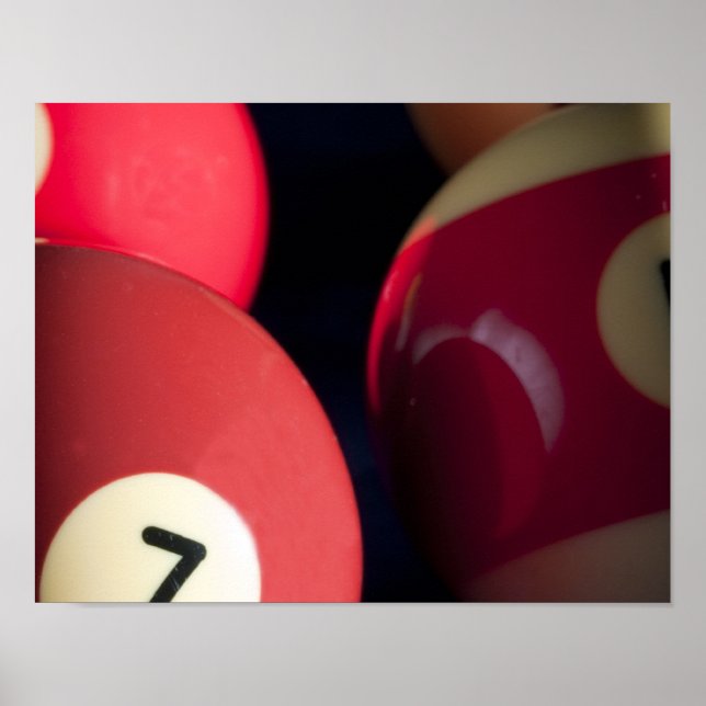 Poster Billiard Balls (Frente)