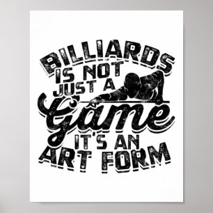 Poster Billiard Não É Apenas Um Jogo