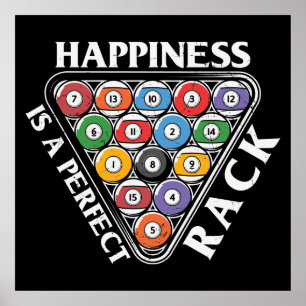 Poster Billiards legal amam arte em rack