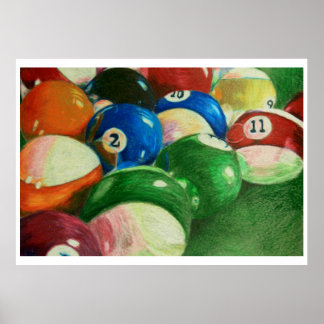 Poster Billiards Time-Robert Hodgson