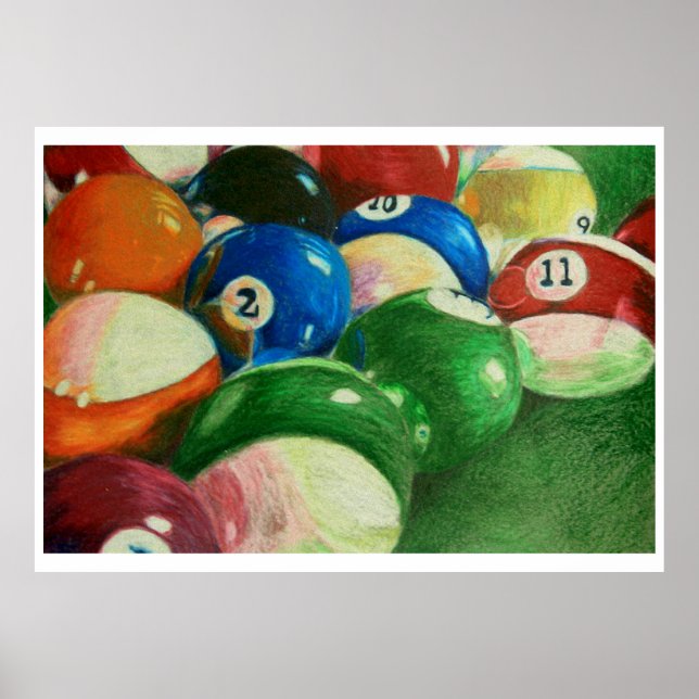 Poster Billiards Time-Robert Hodgson (Frente)