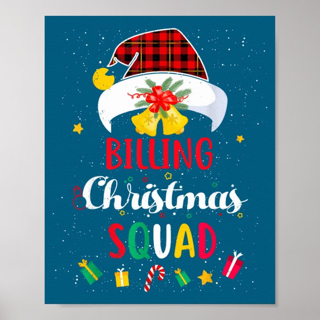 Poster Billing Christmas Squad Santa Hat Billing Speciali (Frente)
