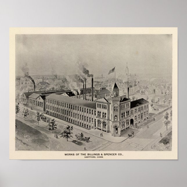 Pôster Billings & Spencer Co (Frente)
