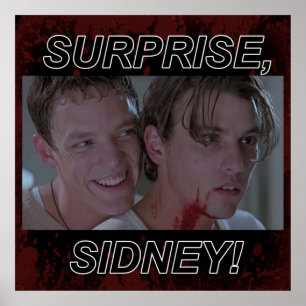 Poster Billy and Stu in Scream