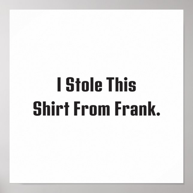 Poster Billy Madison Eu Roubei Esta Camisa De Frank (Frente)