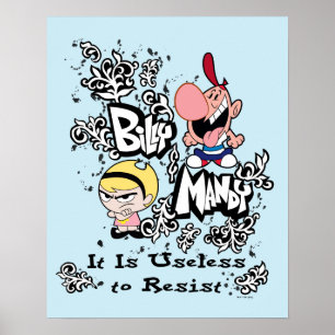 Poster Billy & Mandy - Inútil resistir