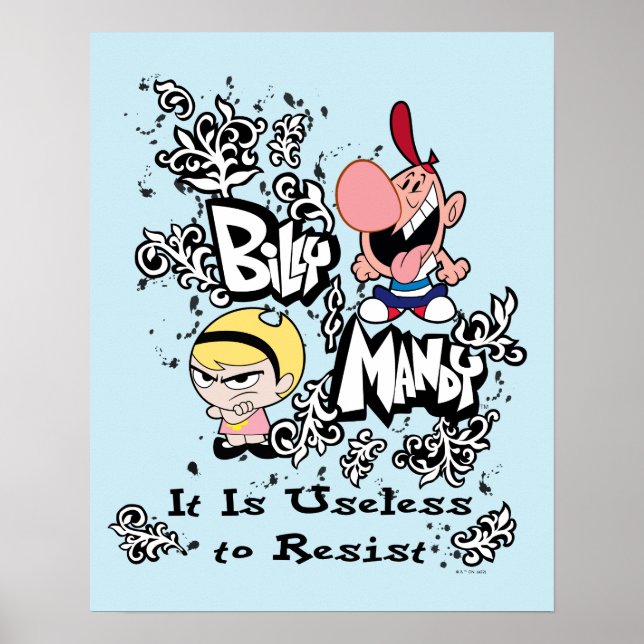 Poster Billy & Mandy - Inútil resistir (Frente)