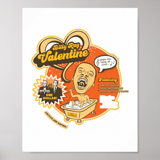 Poster Billy Ray Namorados Canta! - Locais de negociação  (Frente)