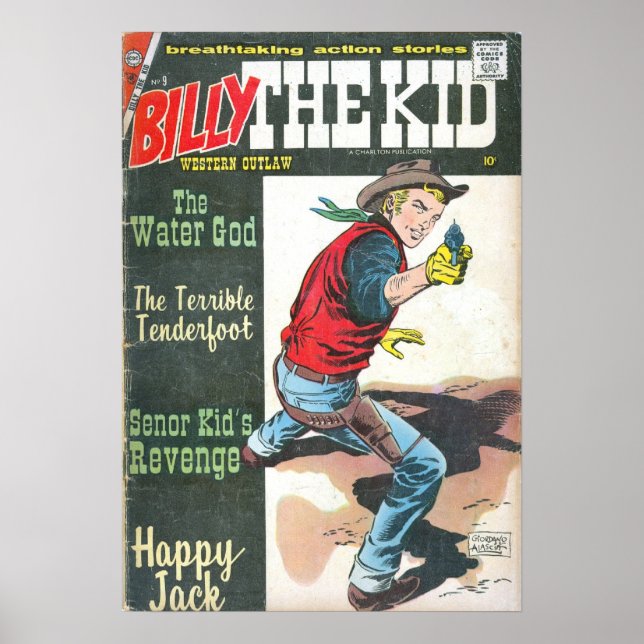 Pôster Billy the Kid (Frente)