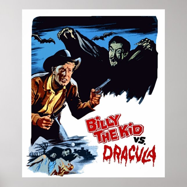 Poster Billy the Kid Versus Dracula (Frente)
