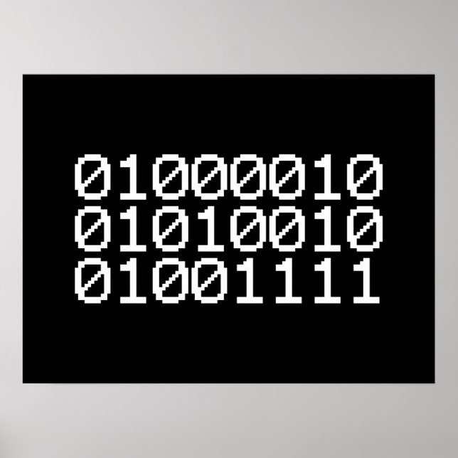 PÔSTER BINARY BRO (Frente)