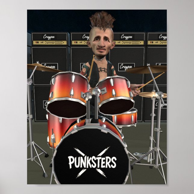 Poster Bing dos Punksters (Frente)