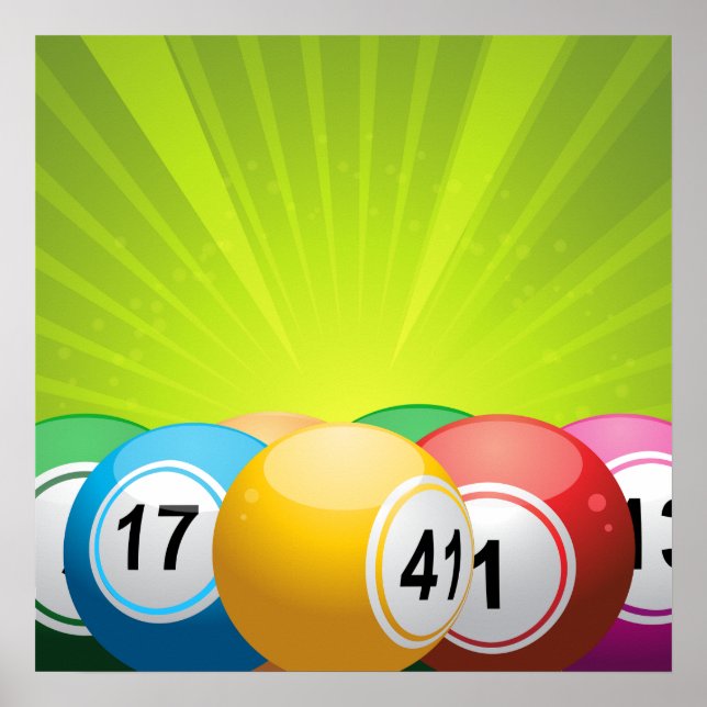 Poster Bingo Balls (Frente)