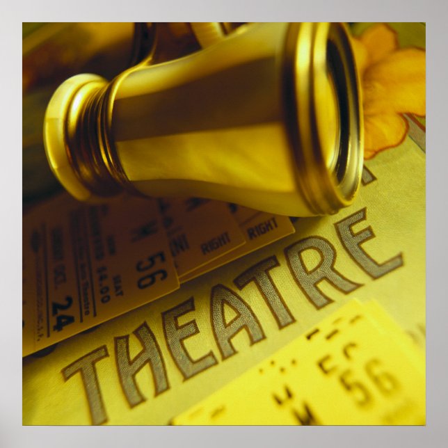 Poster Binoculares de Teatro (Frente)