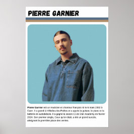 Poster Biographie Pierre Garnier – Star Academy