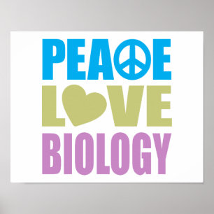 Poster Biologia do amor da paz