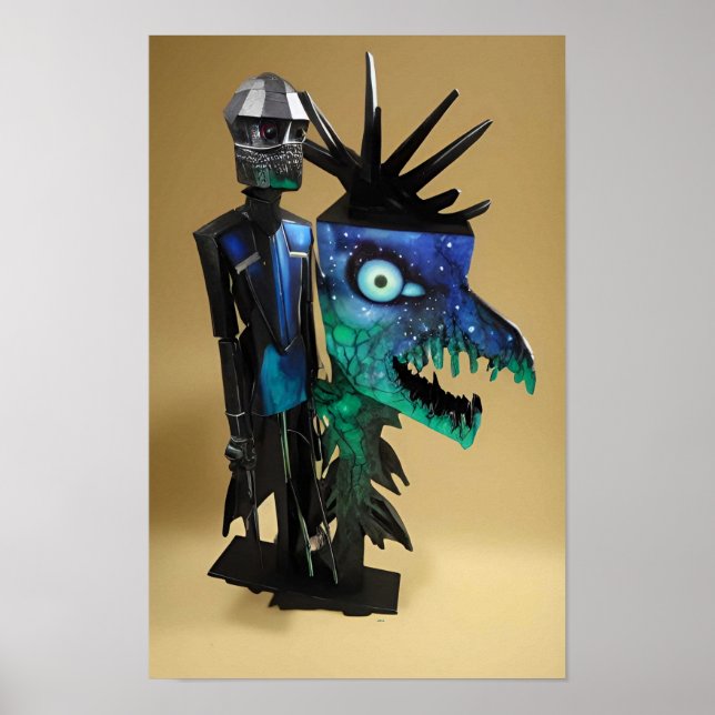 Poster Biologia Insana do Surrealismo Canhoto (Frente)