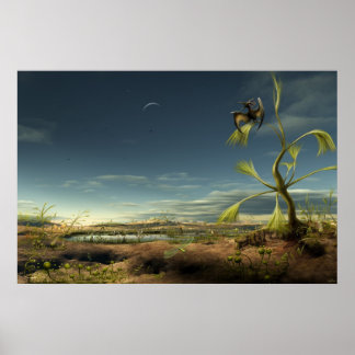 Poster Biótopo de alienígena