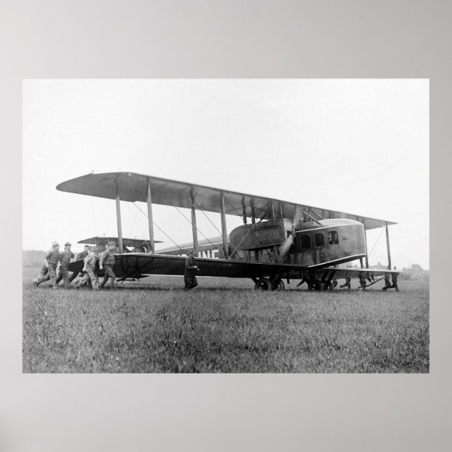 Pôster Biplane Airliner, 1919 (Frente)