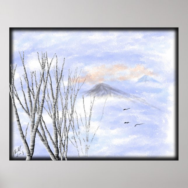 Pôster Birch Mountain (Frente)