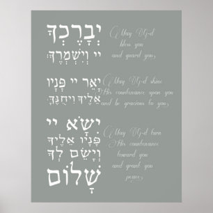 Pôster Birchat Kohanim - bênção sacerdotal