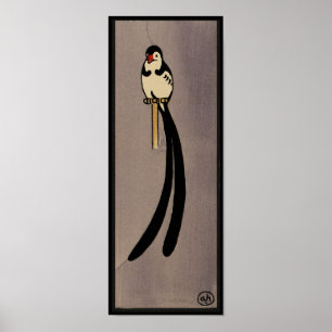 Pôster Bird - Antiquarian, Colorful Book Illustration